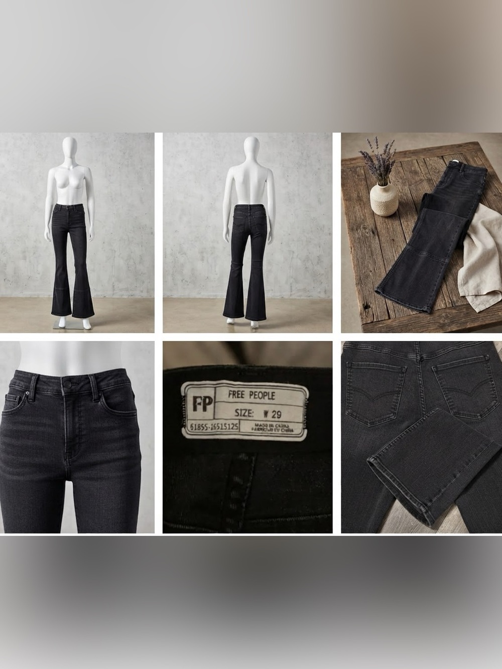 Free People Penny Pull-On Flare size 29 stretch waist